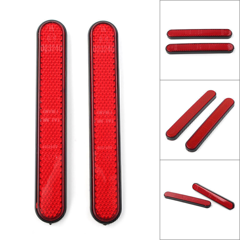 Rear Mudguard Fender Reflector for Harley Davidson Sportster 883 1200 X48 A1 Red