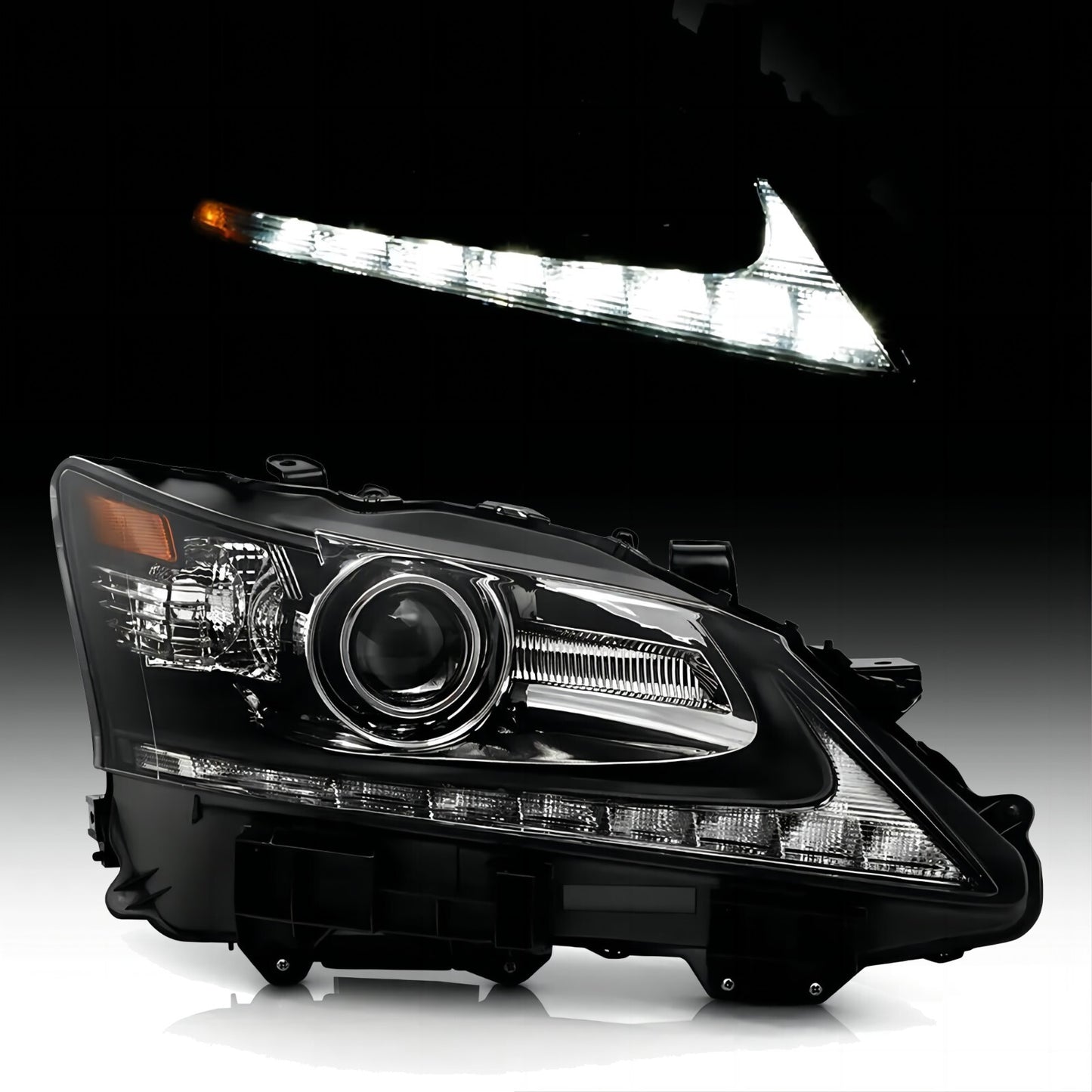 For 2013-2015 for Lexus GS350 GS450h HID w/o AFS LED DRL Projector Headlight- Right