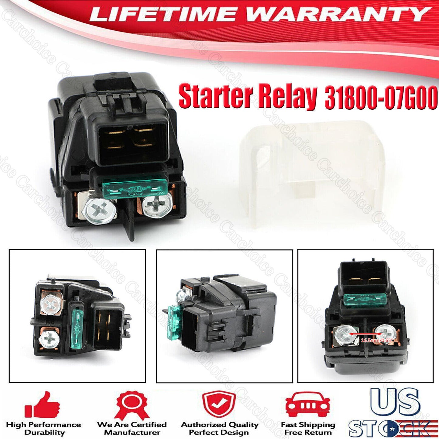 Starter Relay Solenoid for Suzuki 2003 04 05 06 07 08 LTZ400 LTZ 400 Z400 ATV U