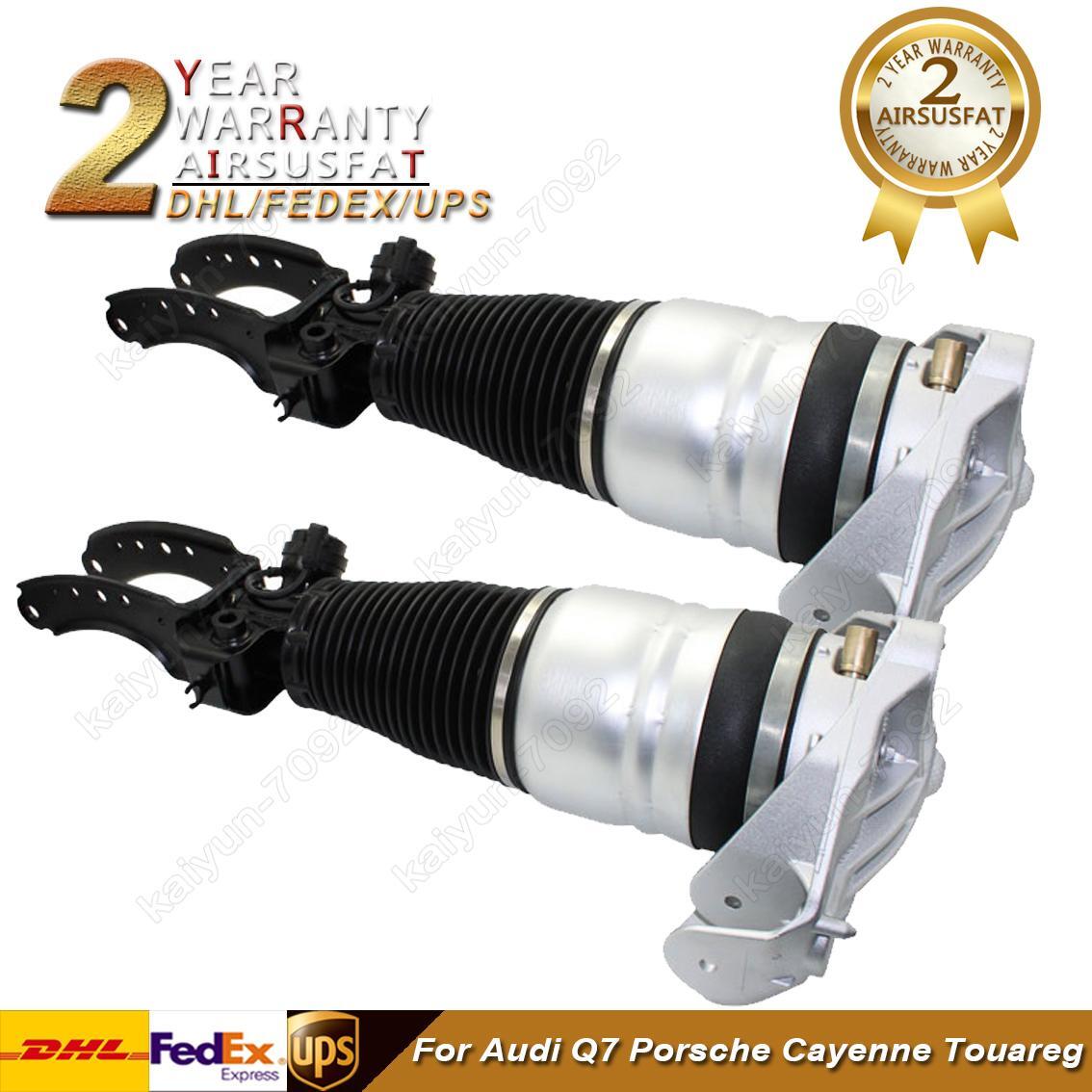 2pcs for Audi Q7 for Porsche for Cayenne Touareg Front R L Air Suspension Shock Strut