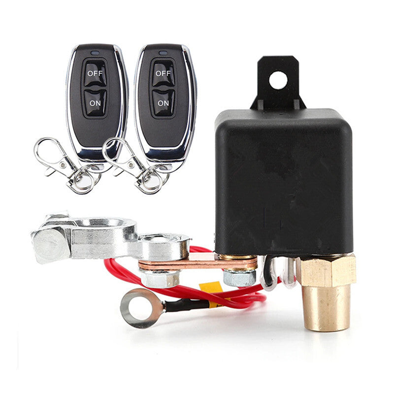 Car Battery Disconnect Switch Relay 200A Wireless Remote Cut Off Isolator Master
