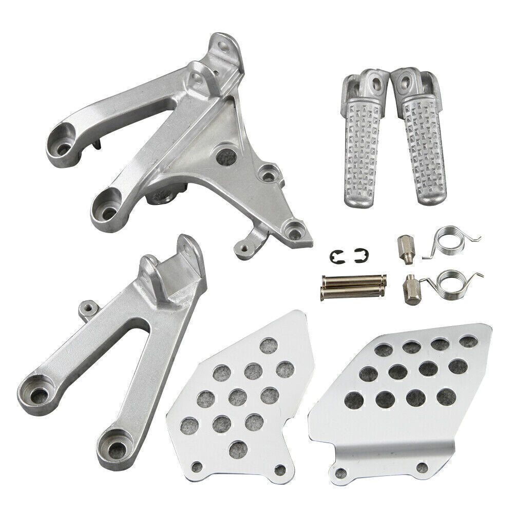 for HONDA CBR 600RR 2007-2011 Rider Front Footpegs Footrests Brackets Assembly