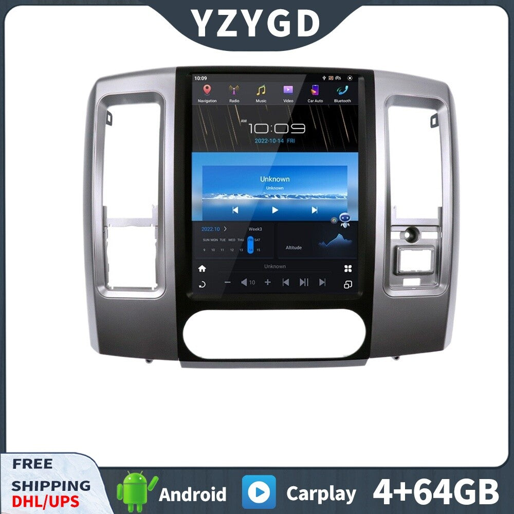for Dodge for Ram 1500 2500 3500 2008-2012 Android 2Din Car Radio Receiver Stereo