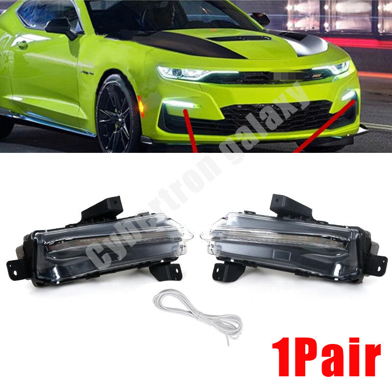 1pair LED DRL Daytime Running Light for Chevrolet Camaro 2019 2020 2021