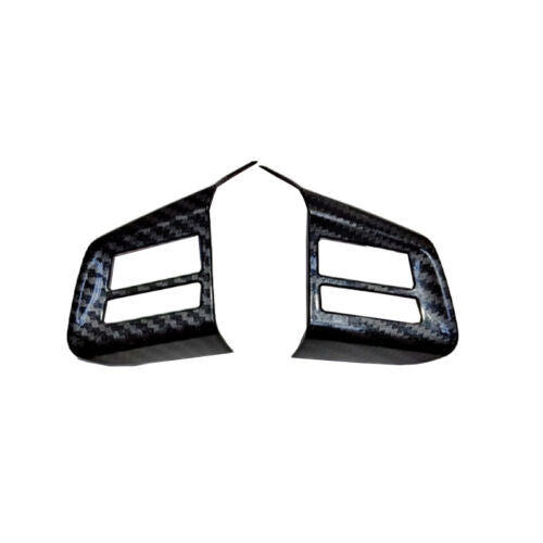 for Subaru XV Crosstrek 12-14 Carbon Fiber ABS Steering Wheel Switch Cover Trim