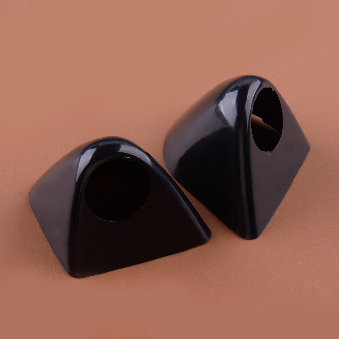 Pair Headlight Washer Jet Nozzle Spray Cover Cap Trim fit for BMW E53 X5 99-04