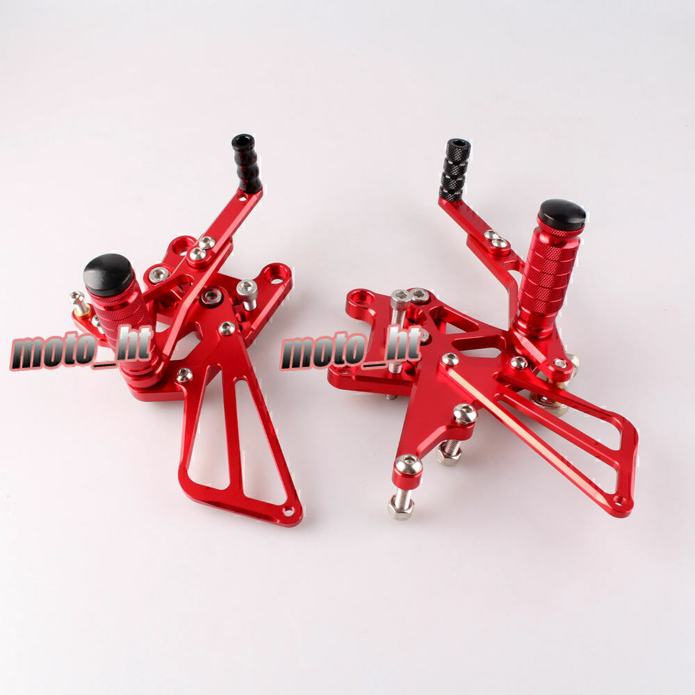 CNC Rearset Footpegs Fit T595 509 955i 1050 Speed Triple 2006-2012