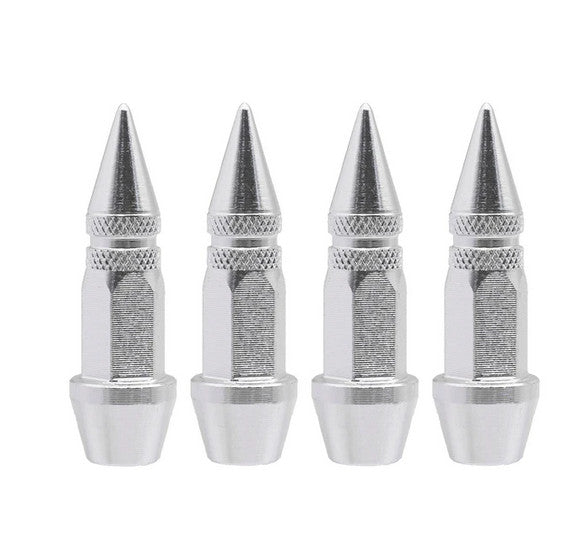 4-piece car tire valve cover rod air dust cover Dice Neo Chrome for Audi