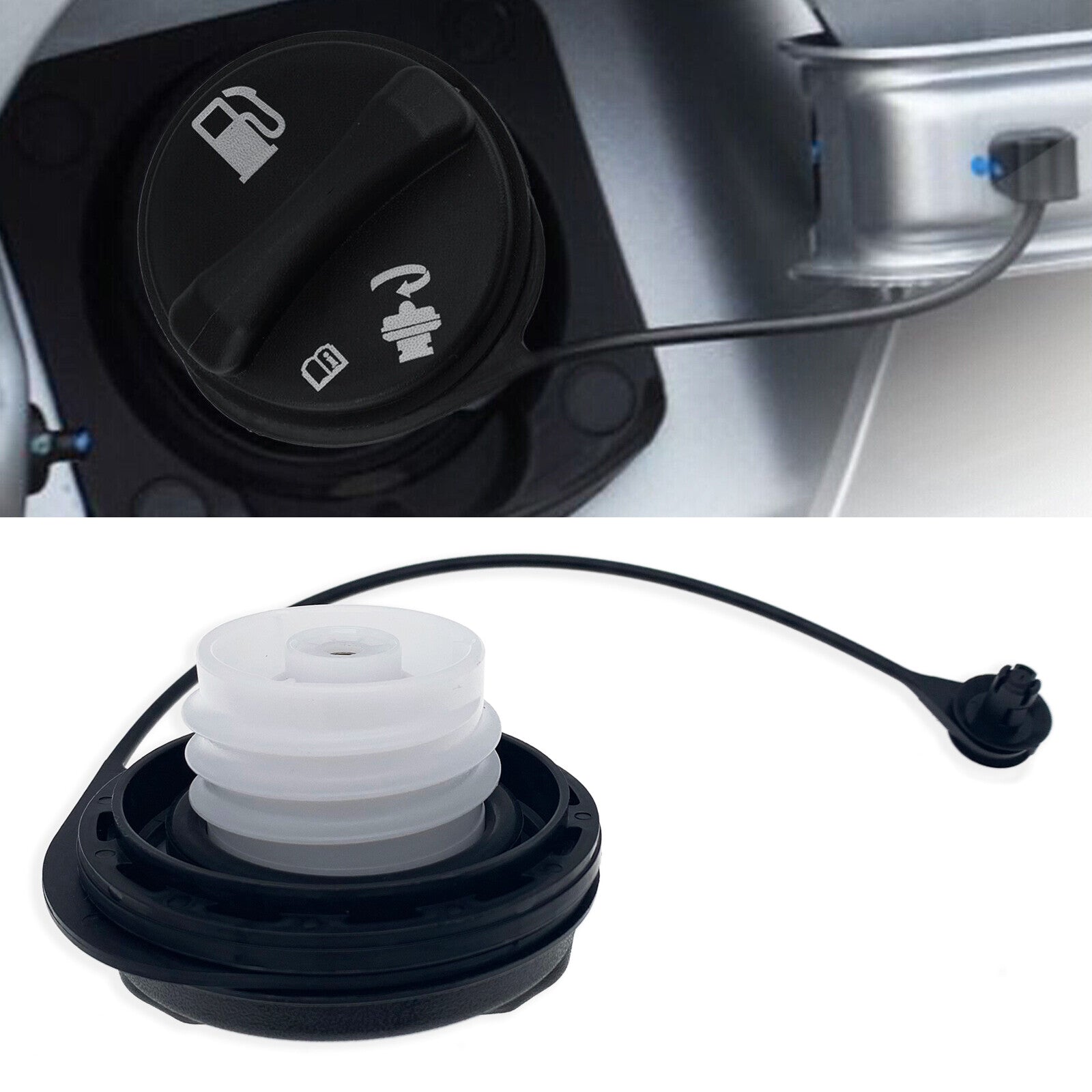 Fuel tank gas filler cap suitable for 2001-2004 Gimcheon for Yukon for Chevrolet Tahoe. 15763227 15004678