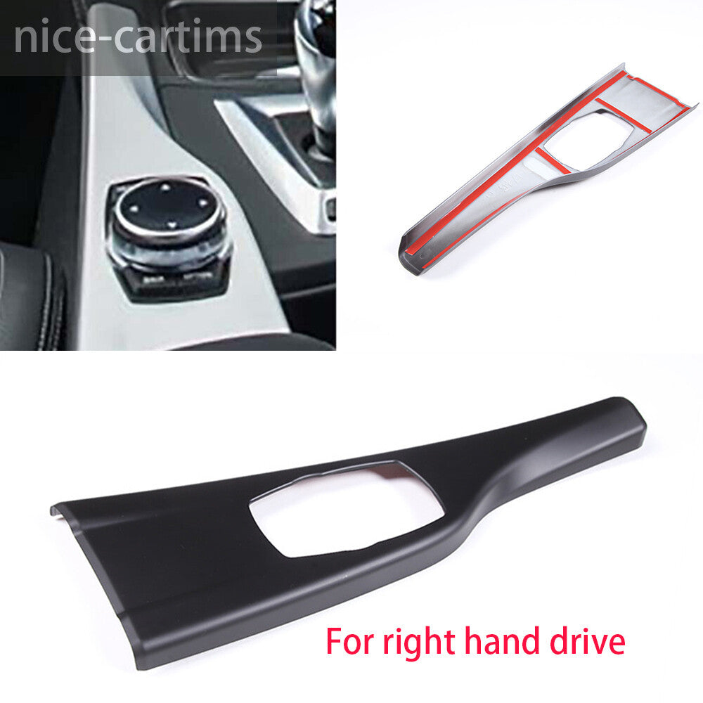 Matte Black ABS Multimedia Panel Trim for BMW 3 4 Series 3GT F30 F34 2013-19 RHD