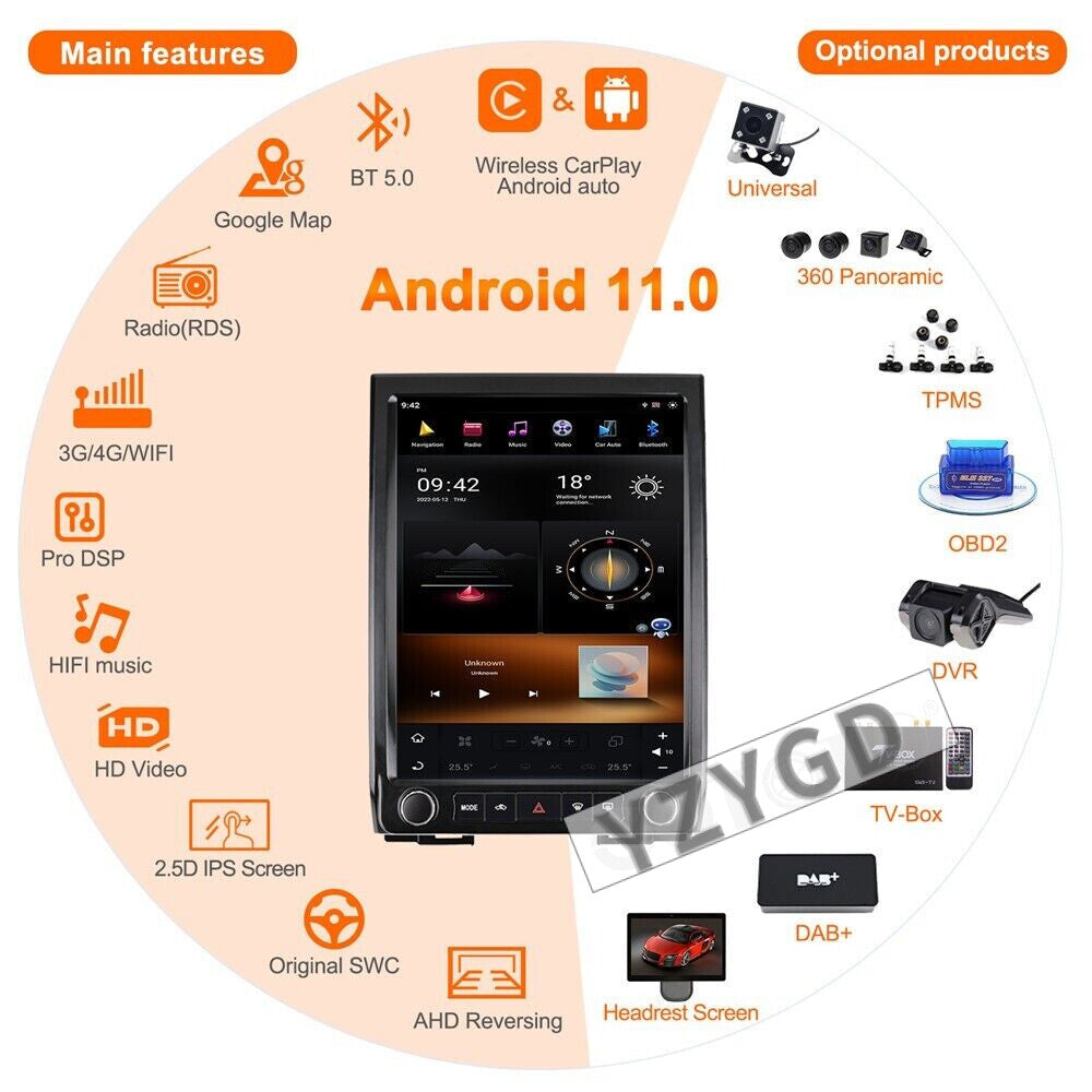 for Ford Expedition 2015-2017 Android Car Radio Carplay Stereo Receiver 256G