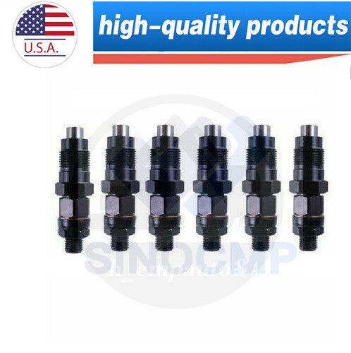 6x Fuel injectors w/093500-3400 23600-64050 for Toyota Landcruiser 1HZ Diesel