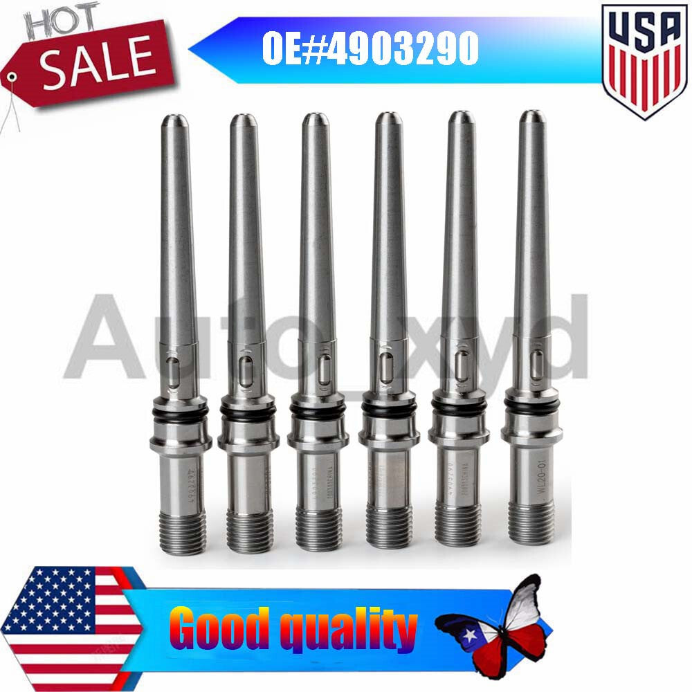 6pcs Injector Connector Tube 2003-2007 5.9 5.9L for Dodge Diesel 4903290
