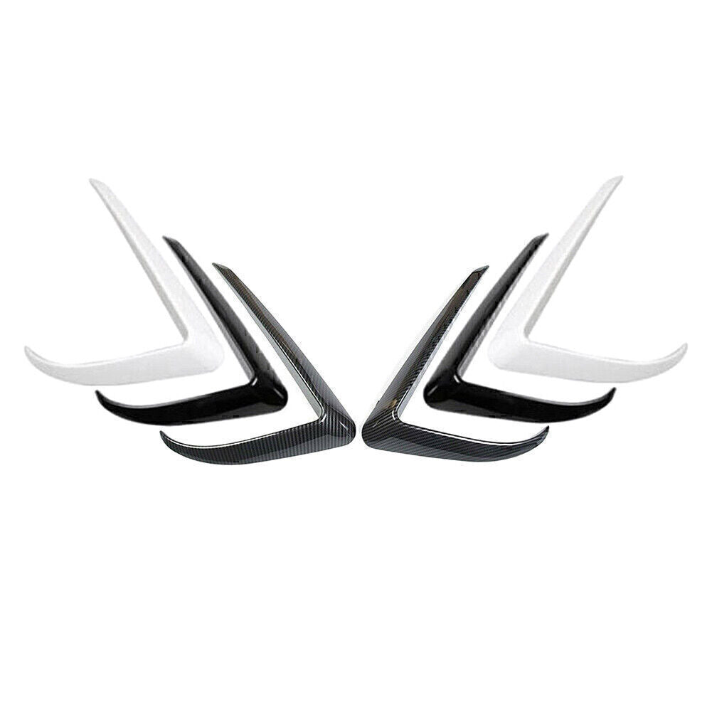 2x Car Front Fog Light Eyebrow Cover Trim Fit for Tesla Model 3 2017-2022 2018