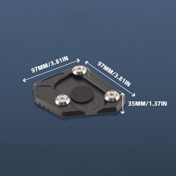 CNC Foot Side Stand Extension Enlarger Plate Pad for BMW F750GS F850GS 2018-2021