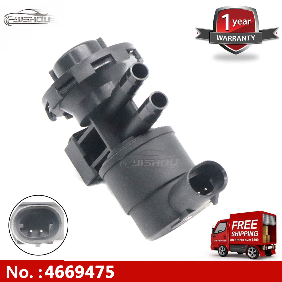Vacuum solenoid valve 4669475 1P- suitable for Jeep for Wrangler for Dodge for Chrysler steam tanks