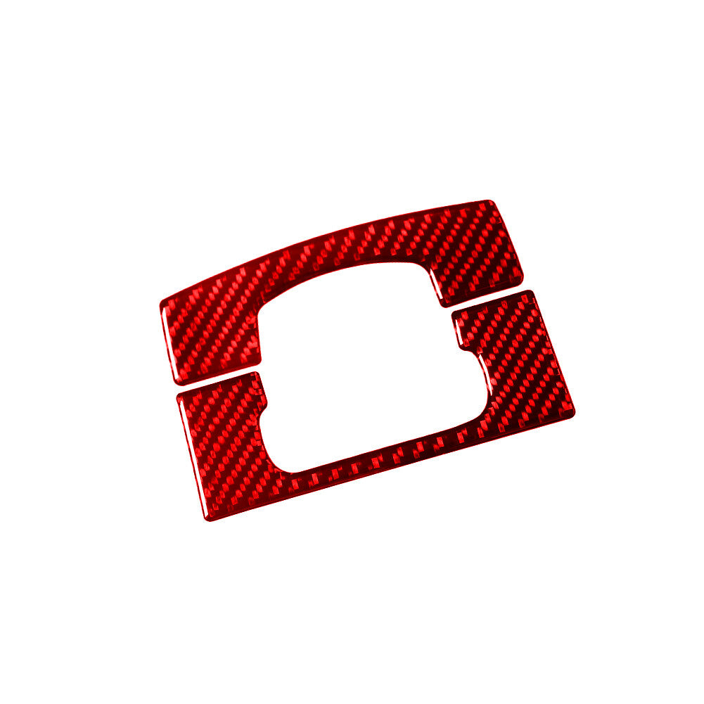 Red Carbon Fiber Interior Ashtray Cover Trim Sticker for Lexus RX300 1998-2003