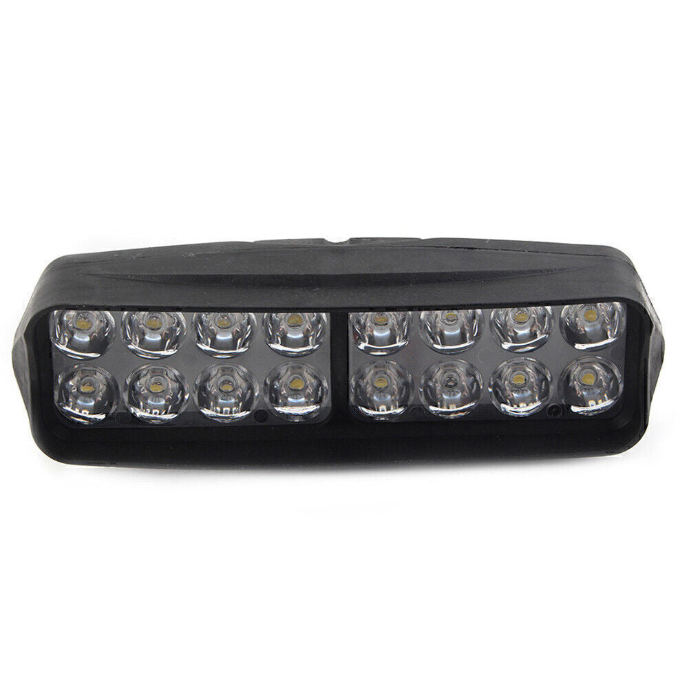 1X Motorcycle Headlight Spot Fog Light 16-LED Headlamp For Car UTV ATV Trucks