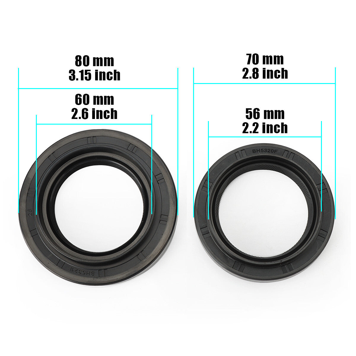 Left Right Front Drive Axle Shaft Oil Seal for LEXUS LX570 GX460 TACOMA 4RUNNER