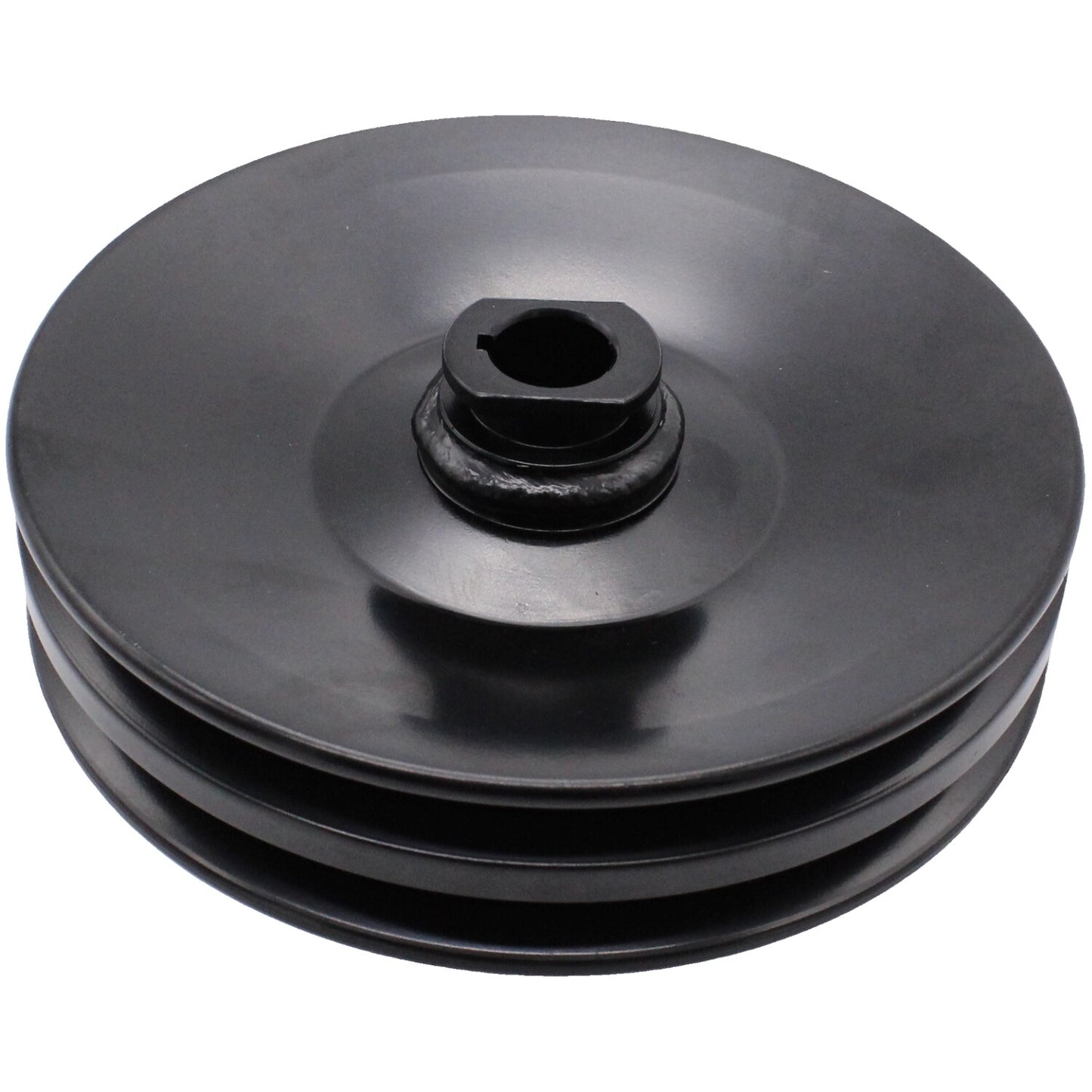 1pc Black Double Groove Pump Pulley For GM SBC BBC for Chevy 350 454 26028613 6176B