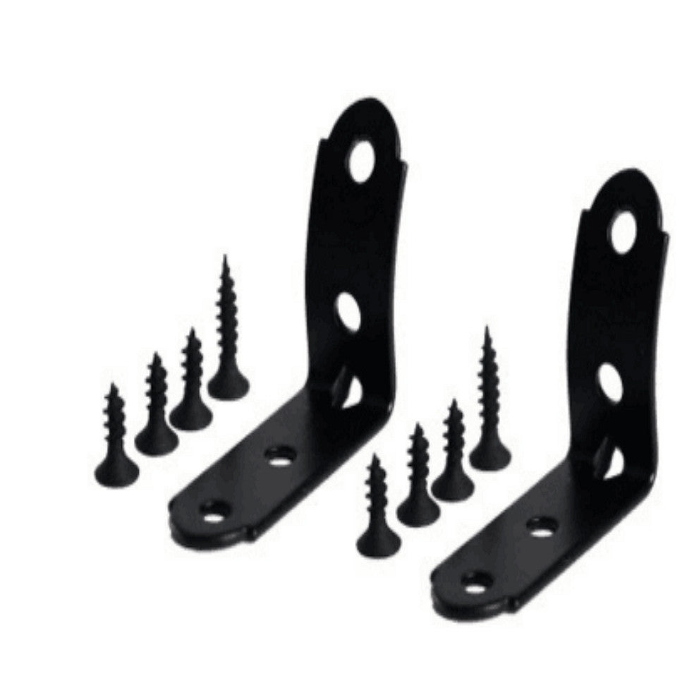 2pc glove box repair kit for 2001-2008 for Audi A4, B6, B7, S4, RS4, 8E - Black replacement.