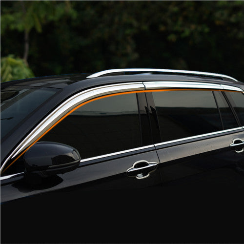 for Nissan Rogue 2021-2023 Chrome ABS Window Visor Vent Shades Sun Rain Guard 6x