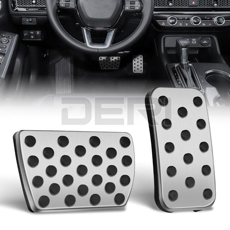 Brake Gas Pedal Pad Cover Non~Slip Steel Trim for Honda Accord for Civic Odyssey CRV