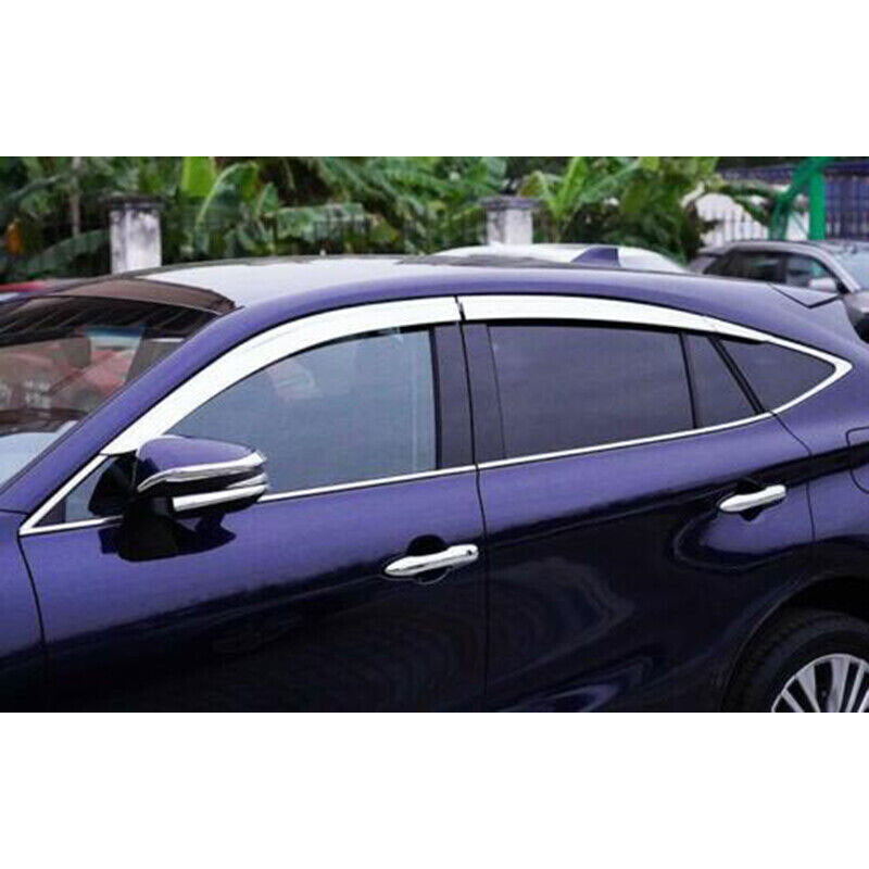 for Toyota Venza 2021-2023 Chrome ABS Window Visor Vent Sun Shade Rain Guard 6x