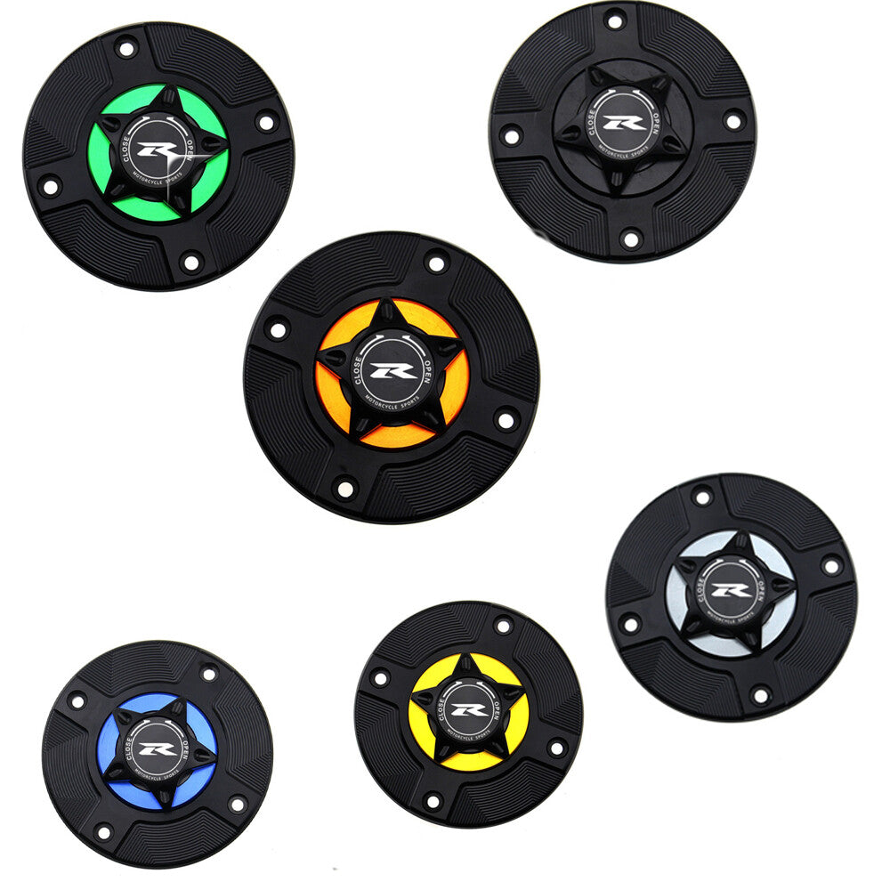 Motorcycle Fuel Gas Cap Petrol Tank Cover for SUZUKI GSXR 600/750/1000 1996-2003