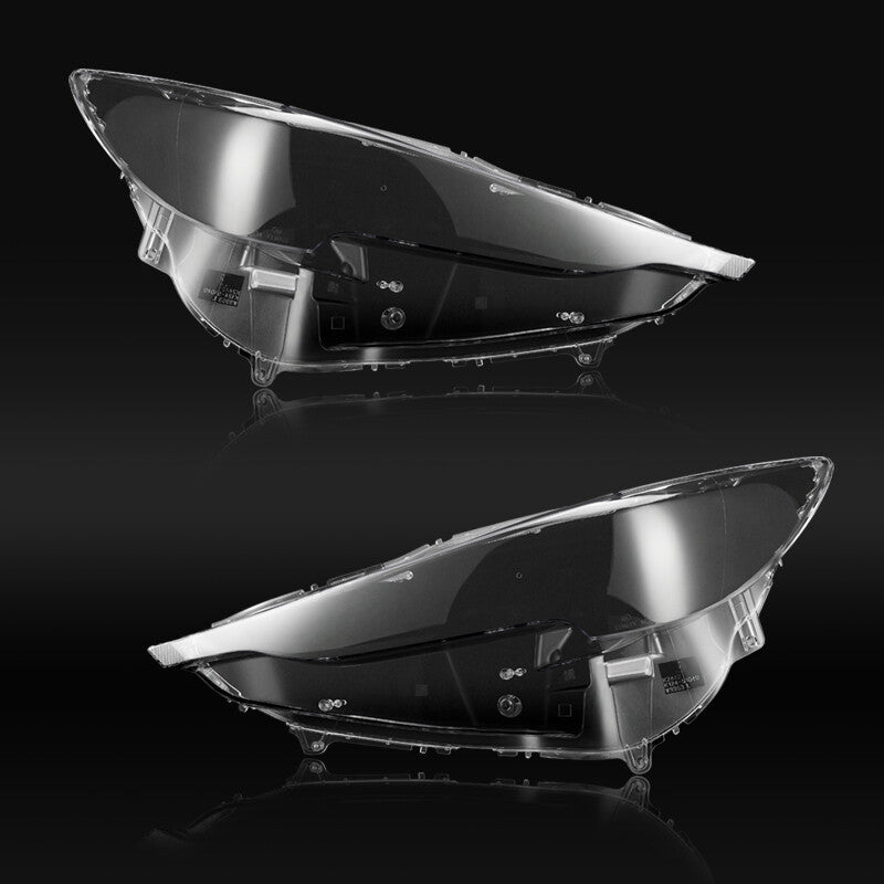 Pair for Mazda CX5 CX-5 2017-2021 Left+Right Headlight Lens Cover Headlamp Shell