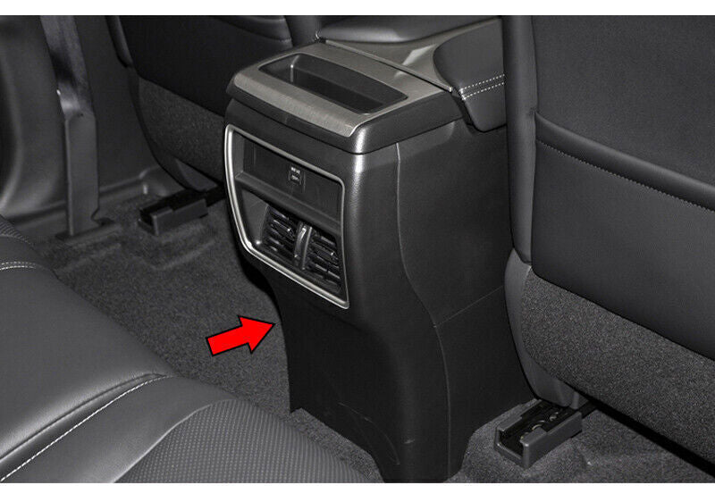 Inner Rear Air Outlet Vent Frame Trim for Nissan Murano 2015-21 Red Wood Grain