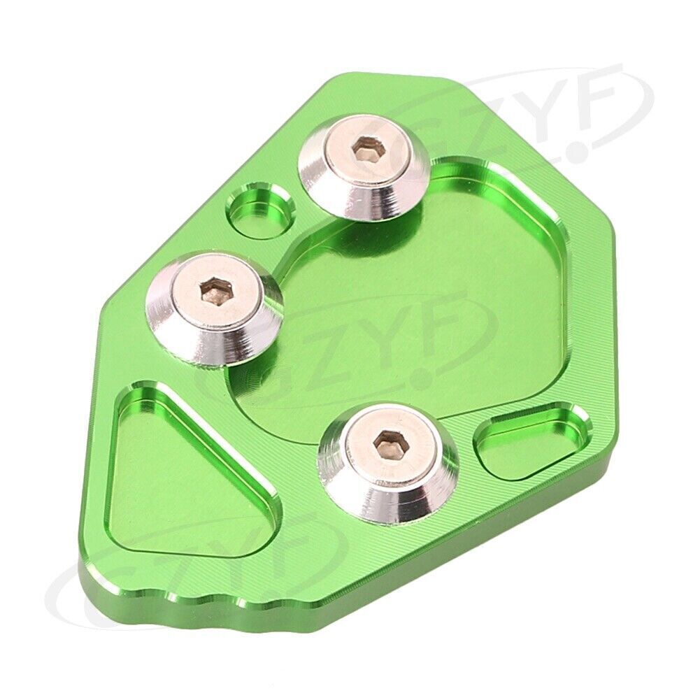 Side Stand Kickstand Pad Fit for BMW K1200S/R 2005-2008 K1300S/R 2009-14 Green
