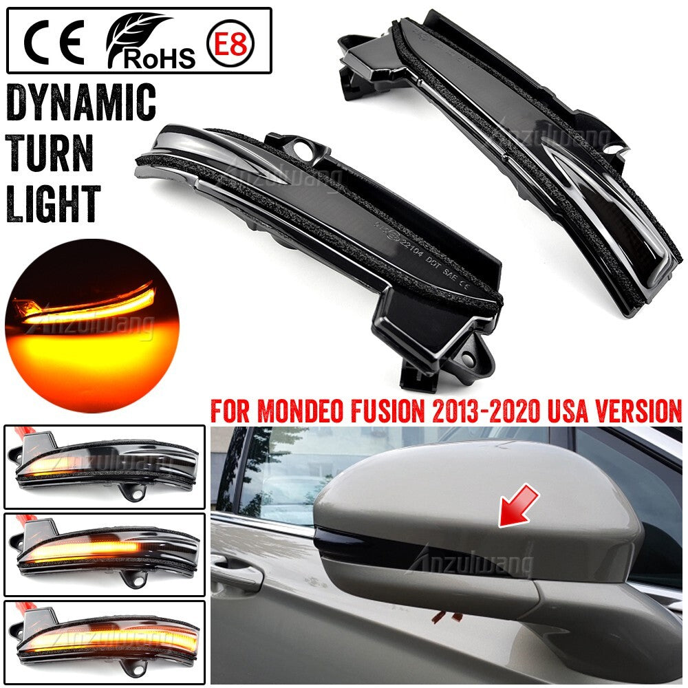 Dynamic Side Turn Signal Light For Mondeo Fusion Version 2013-2020