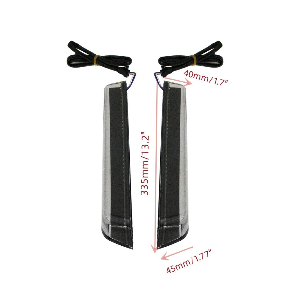 Saddlebag Extended LED Running Brake Turn Signal Light for Harley Street Glide