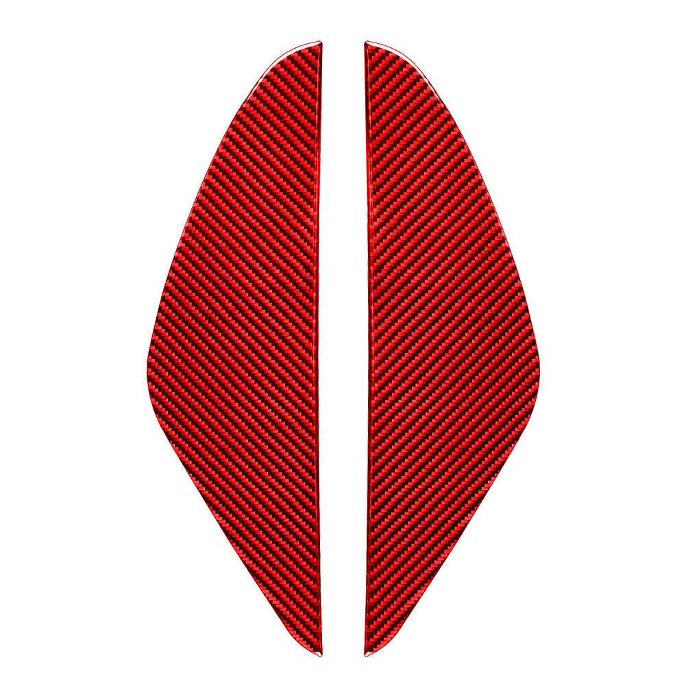 Door Anti-collision Cushion Cover for Toyota Tundra 2014-2021 Carbon Fiber Red