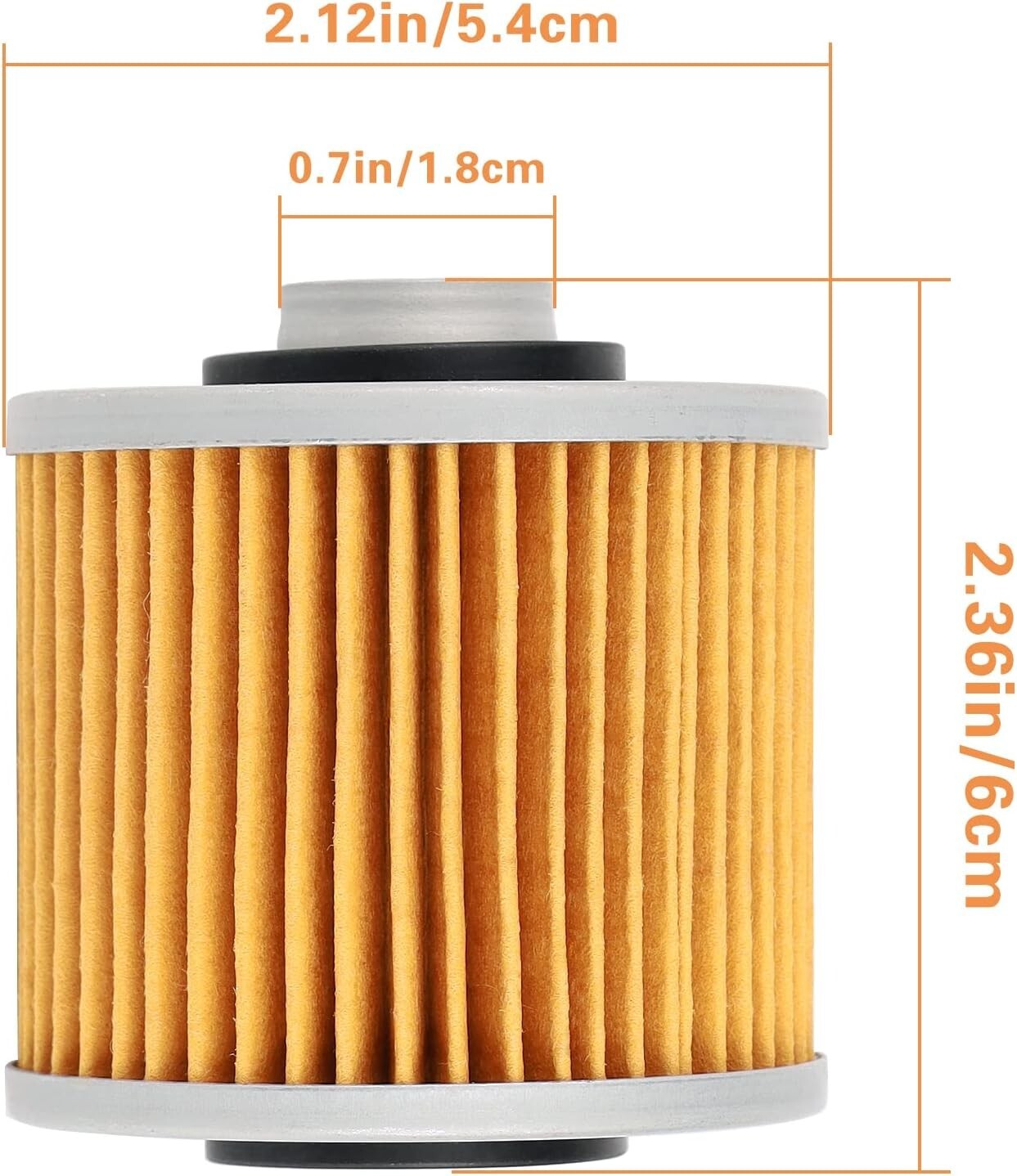 2Pack Oil Filter for YAMAHA XVS650 XV250 V-Star 250 Virago 250 XVS1100