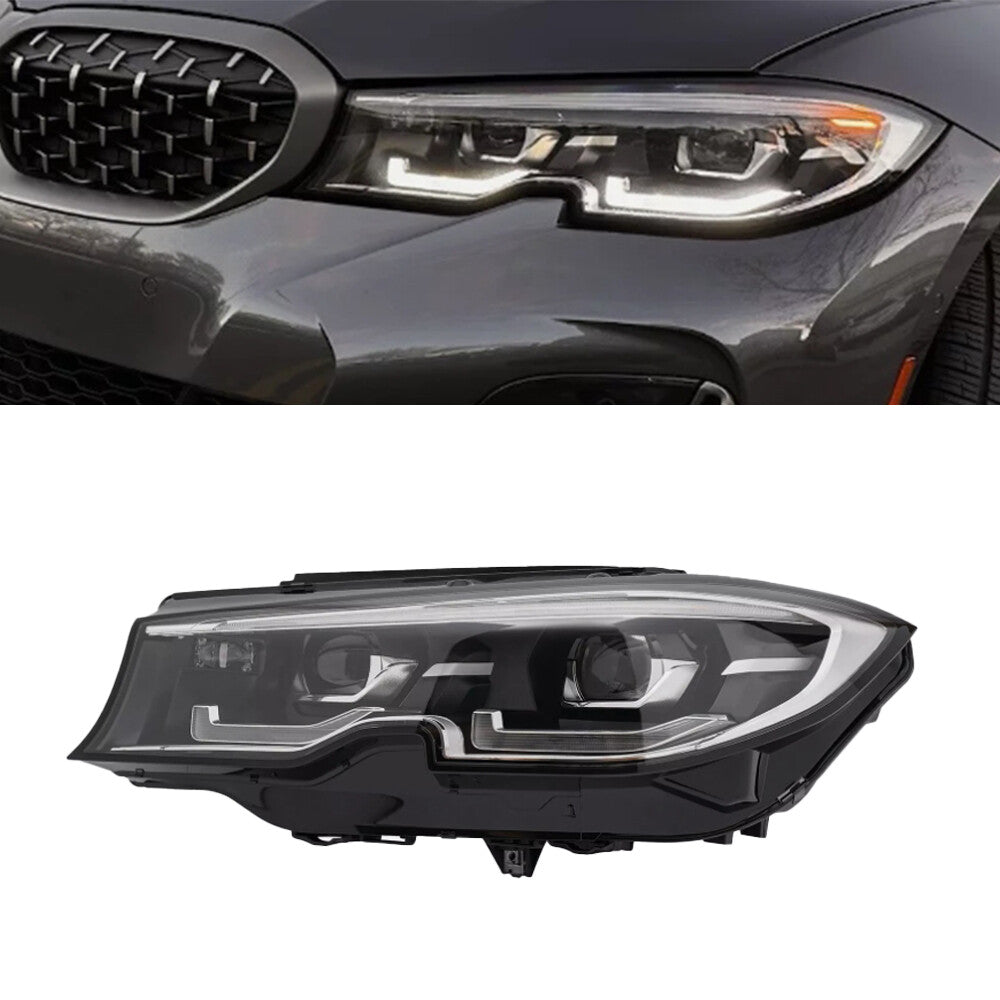 Left Driver Side LED Headlight AFS 340i 330i For 2019-2021 for BMW 3 Series G20 G21