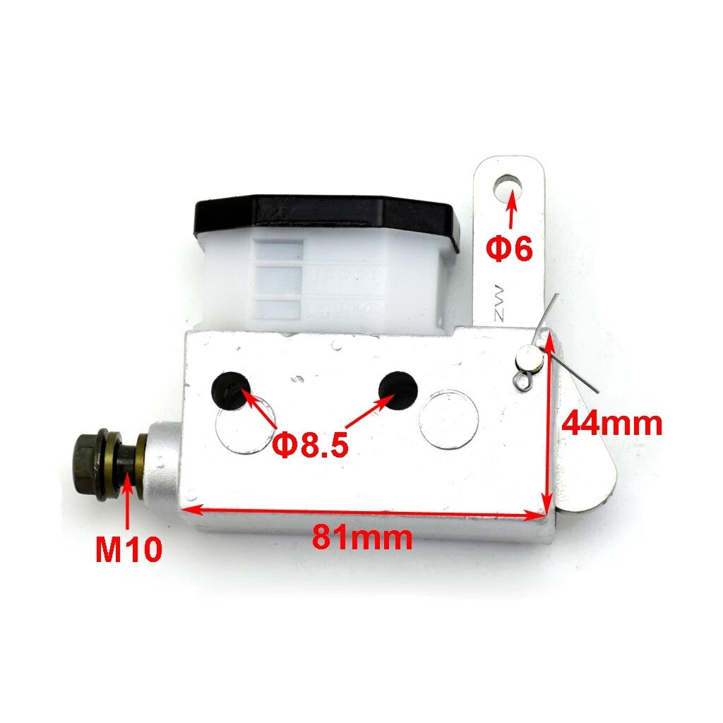 Rear Foot Brake Master Hydraulic Cylinder 12.7mm Pump High Performance Go kart