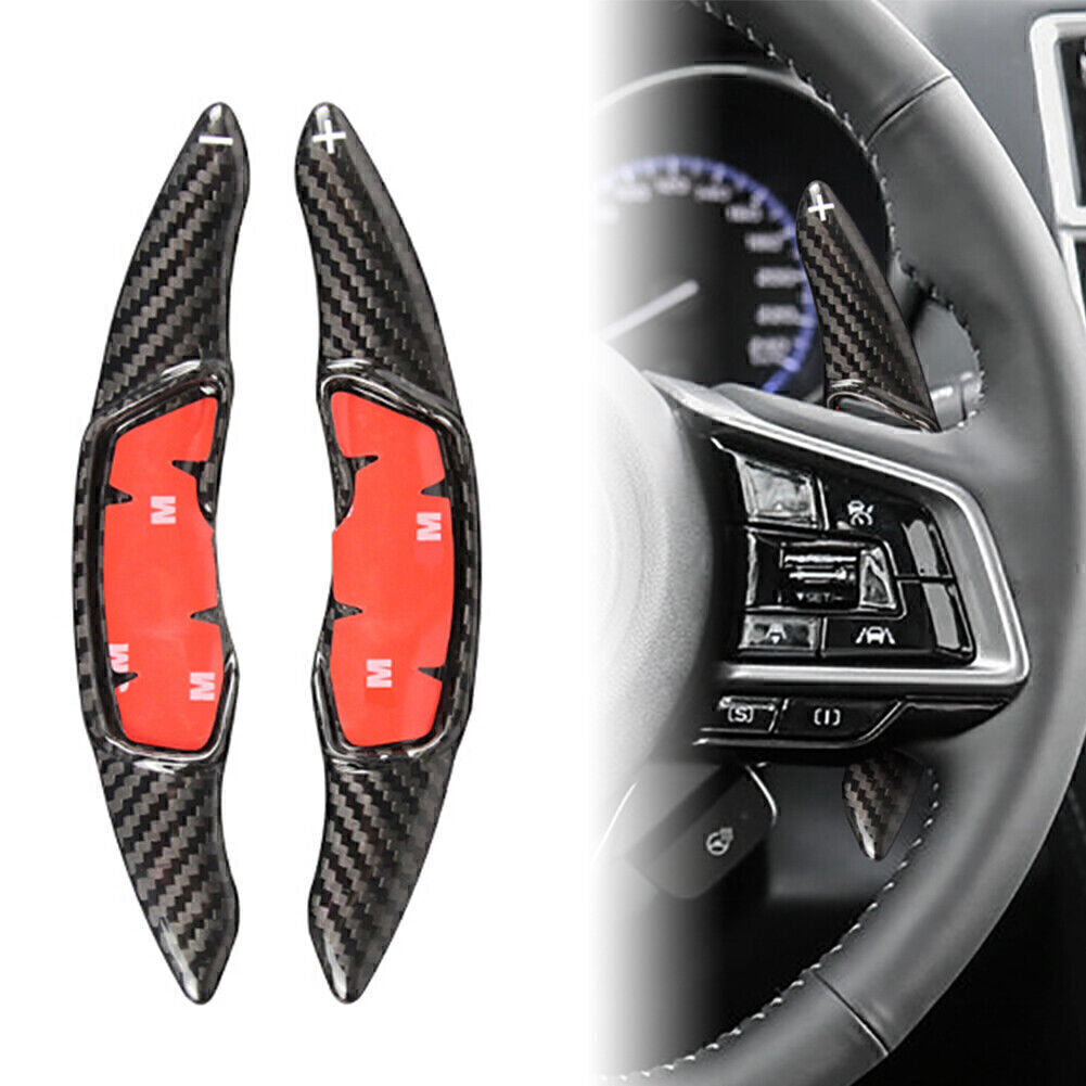Carbon Fiber Steering Wheel Paddle Shifter Extension Fit for Subaru for Toyota GT86 FR-S