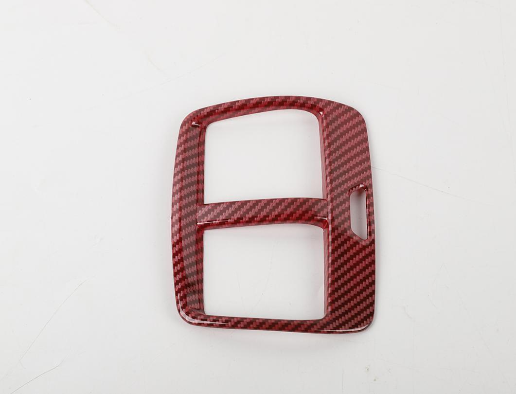for Ford Bronco Sport 21+ Red carbon Rear A/C Outlet Vent Panel Trim Accessories
