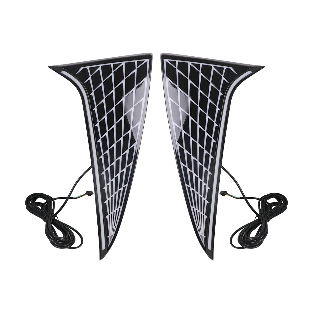 2Pcs Rear Pillar LED Tail / Brake Lights Trims Left+Right For 2021-2023 for Sienna