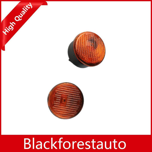 2Pcs For 2007-2013 for Jeep for Wrangler Front Turn Signal Light Driver Passenger Side