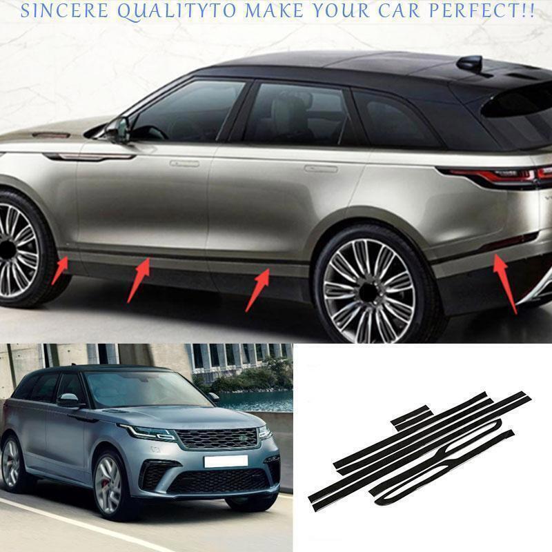 for Range Rover Velar 2018-24 ABS Black Side Door Body Guard Molding Cover Trim
