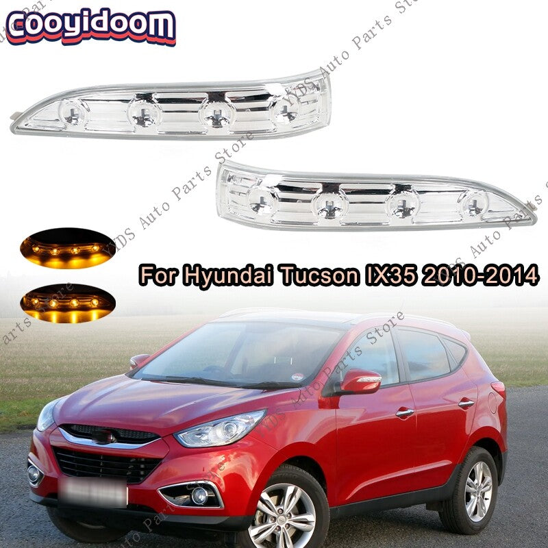 Rearview Mirror Turn Signal Lamp light Pair for Hyundai for Tucson IX35 2010-2014