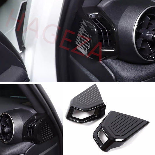 Gloss Black ABS Dash Side Air Vent Outlet Trim For Toyot@ for Land Cruiser LC250 24+