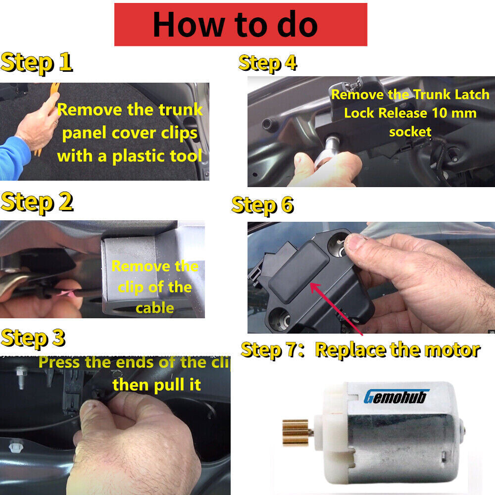 Power Trunk Lock Latch motor For 2006-2014 for Ford S-MAX MK1 2008-2013 for Ford Mondeo