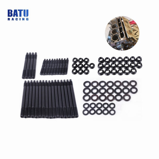 Cylinder Head Stud Kit Fit For 97-03 for Chevy LS1 LS6 LS1 LQ9 4.8L/5.3L/5.7L/6.0L