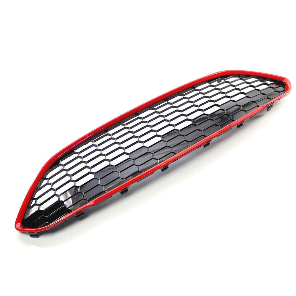 Car Front Bumper Honeycomb Grille Grill for Ford Fiesta MK7.5 2013-17