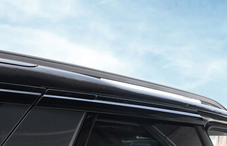 for Range Rover Evoque 2012-2019 6P Black Side Window Visor Vent Deflector Trim