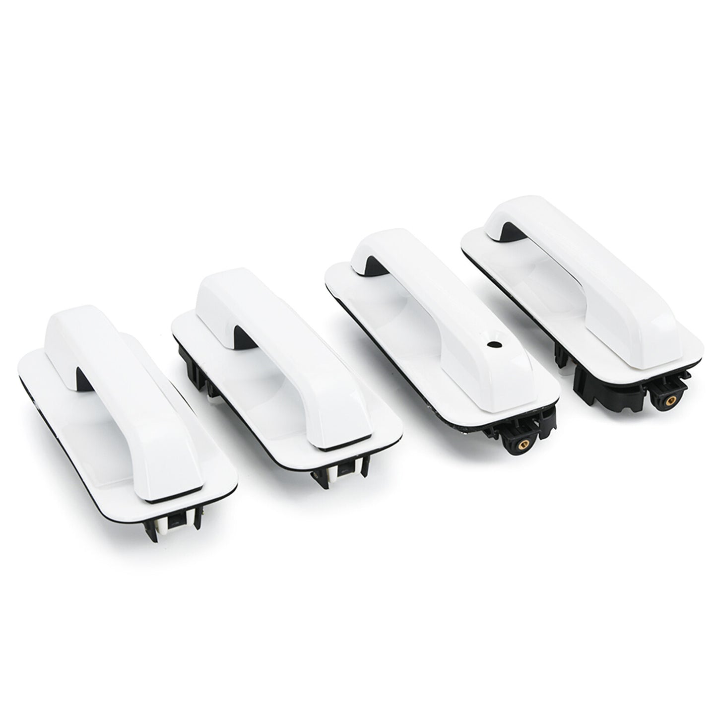 4X Outside Door Handle Fit 2015-2020 for Ford F150/F-150 Front Rear Ingot Silver